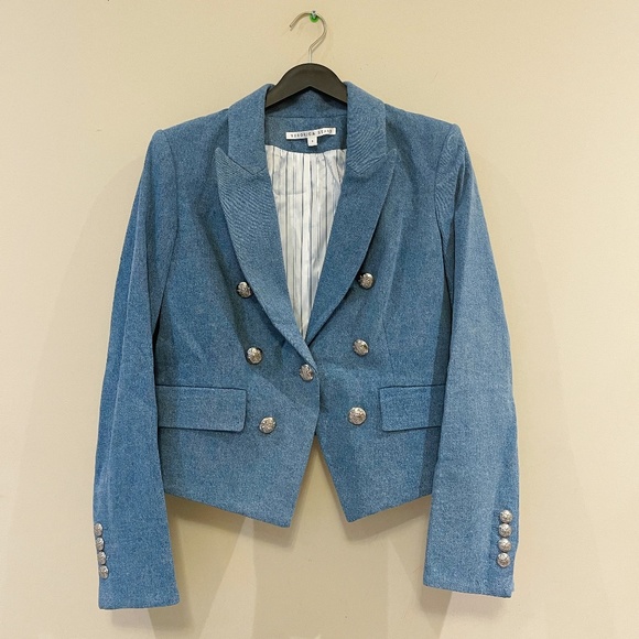 VERONICA BEARD Cooke Double-Breasted Dickey Jacket US8 - Picture 3 of 9